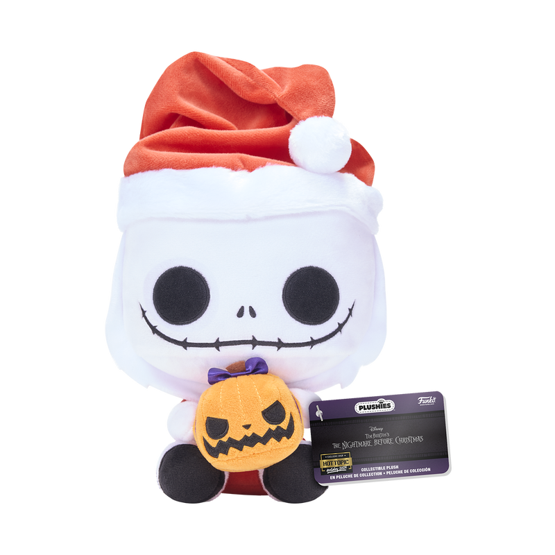 Santa Jack with Jack O Lantern Plush, , hi-res view 1