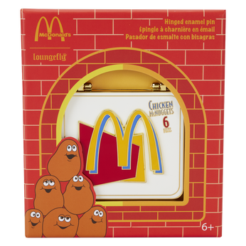 McDonald's Happy Meal McNugget Buddies 3" Collector Box Pin, Image 1