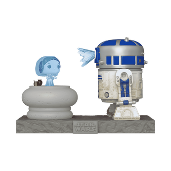 Pop! Deluxe R2-D2 and Princess Leia Hologram, Image 1