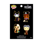 Buy Pop Pins Disney Villains 4 Pack Set at Funko