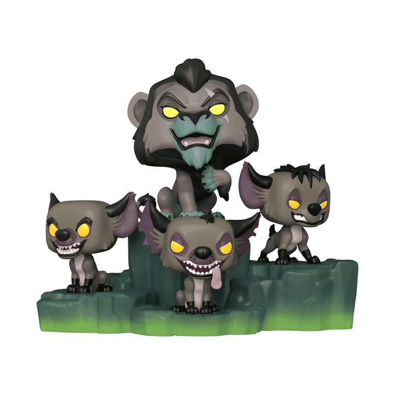 Pop! Deluxe Villains Assemble: Scar with Hyenas, , hi-res view 1