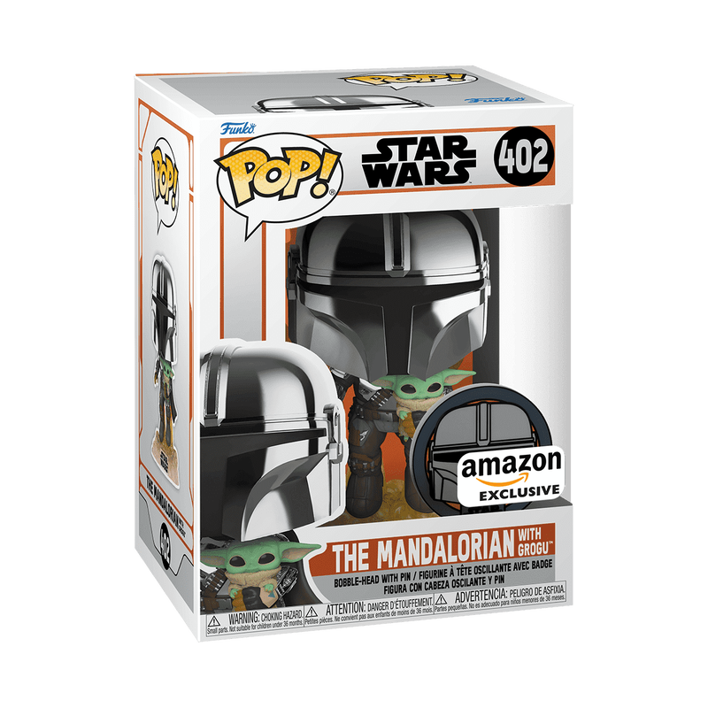 POP Star Wars: ATG- Mandalorian w/Pin, , hi-res view 1