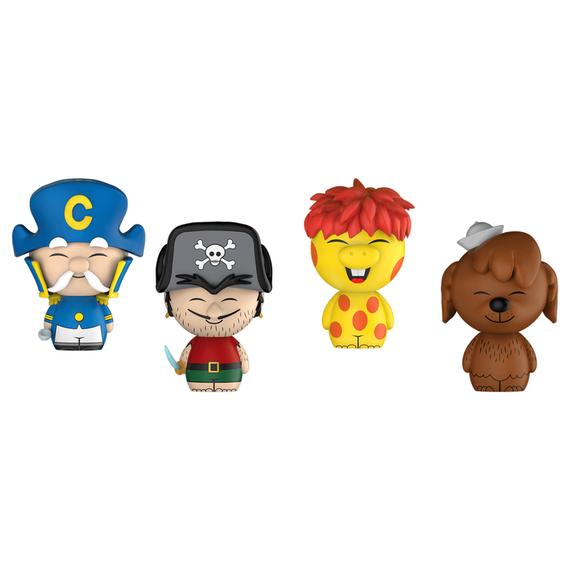 Dorbz Cap'n Crunch, Jean Lafoote, Crunchberry Beast, Seadog 4-pack, , hi-res view 1