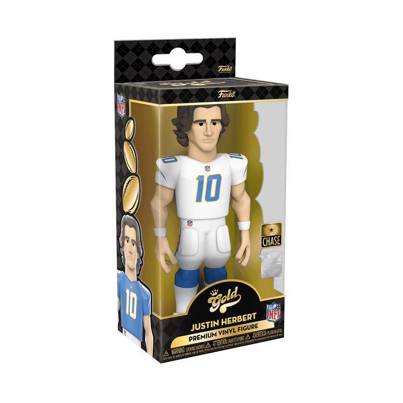 Vinyl GOLD 5" Justin Herbert - Chargers, , hi-res view 4