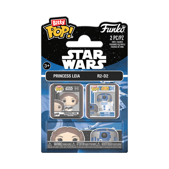 Bitty Pop! Princess Leia & R2-D2 2-Pack, Image 1