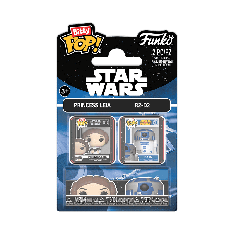 Bitty Pop! Princess Leia & R2-D2 2-Pack, , hi-res view 1