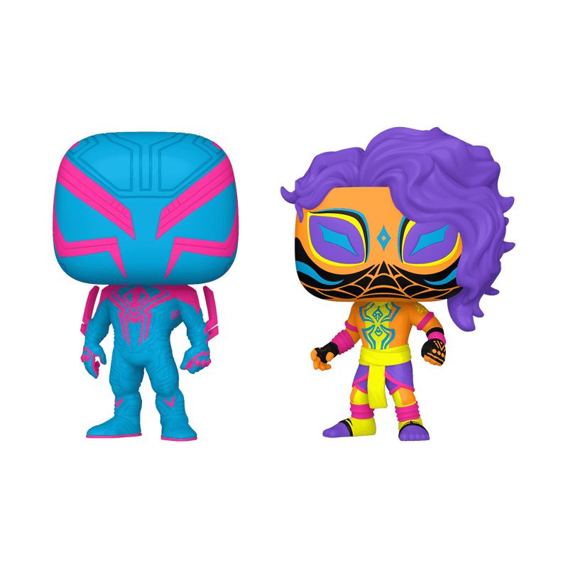 Pop! Spider-Man 2099 & Spider-Man India (Black Light) 2-Pack, , hi-res view 1