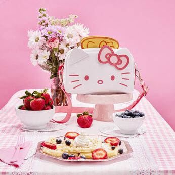 Hello Kitty Breakfast Toaster Crossbody Bag with Card Holder, Image 2