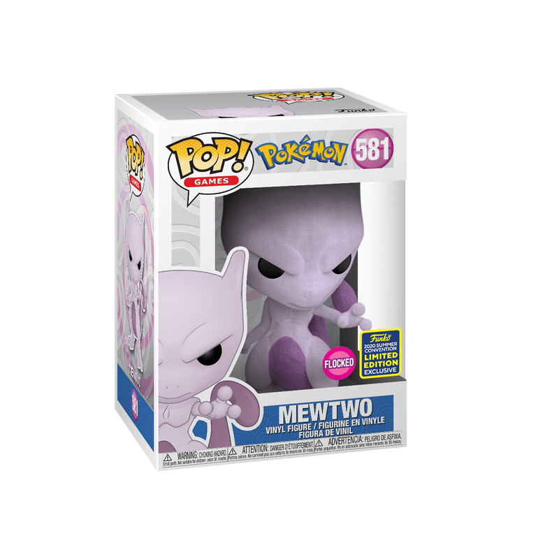 Mewtwo (Flocked) - Pokémon | From the Vault | Funko