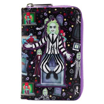 Beetlejuice Icons Zip Around Wallet, Image 1
