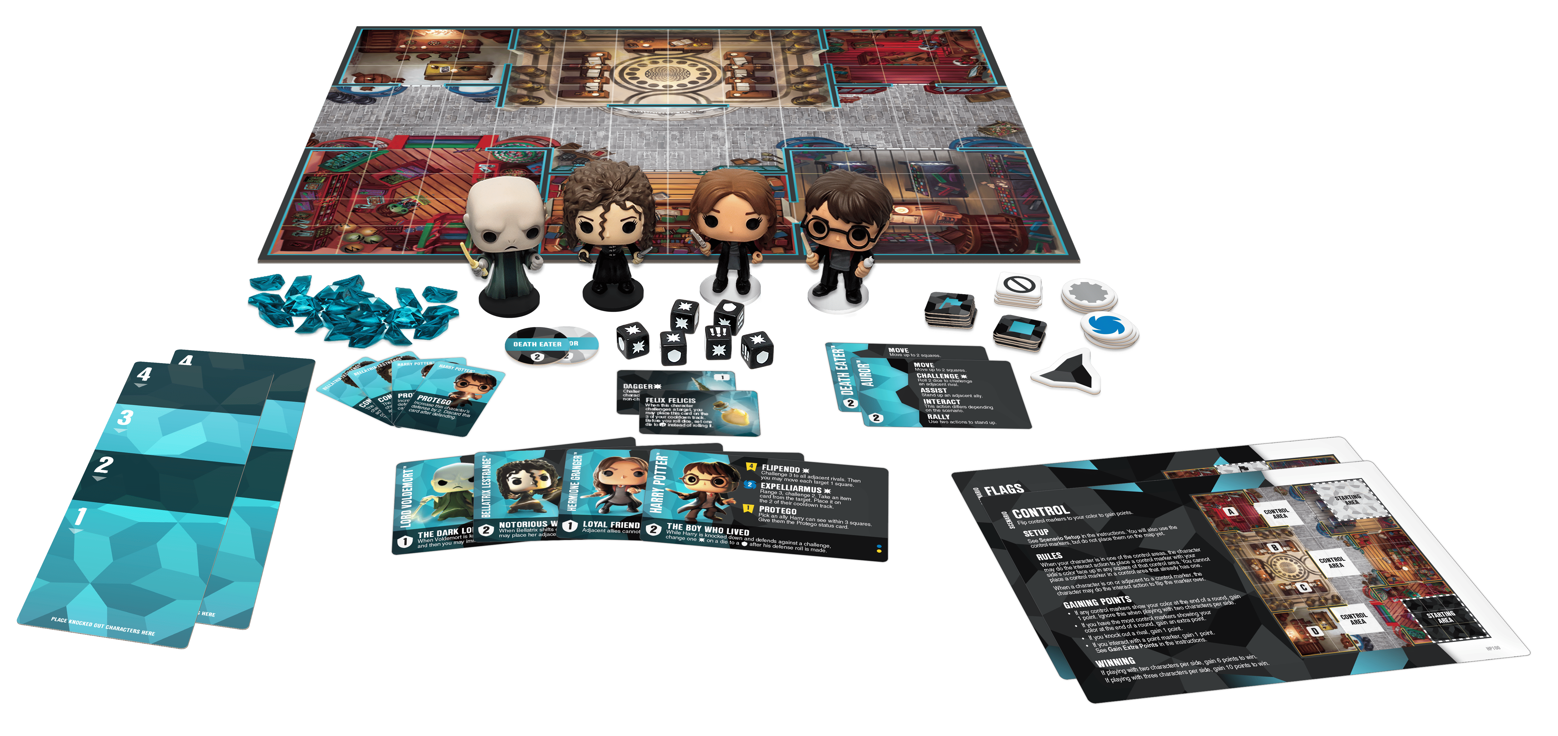 Funkoverse: Harry Potter 100 4-Pack Board Game