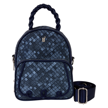 Loungefly Blue Checkered Convertible Mini Backpack & Crossbody Bag, Image 1