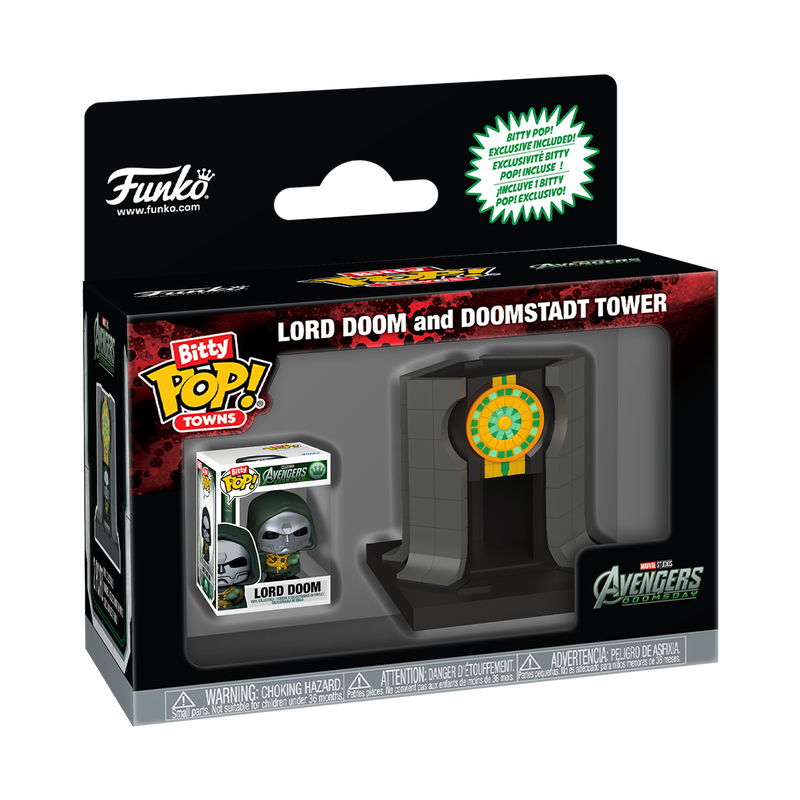Bitty Pop! Towns Lord Doom and Doomstadt Tower, , hi-res view 1