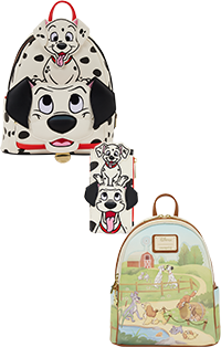 Selection of Loungefly Disney themed accessories