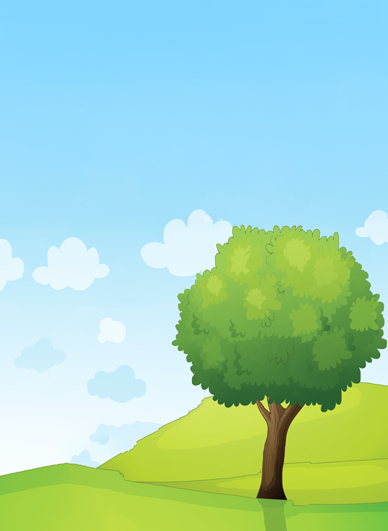 Field, tree and sky background