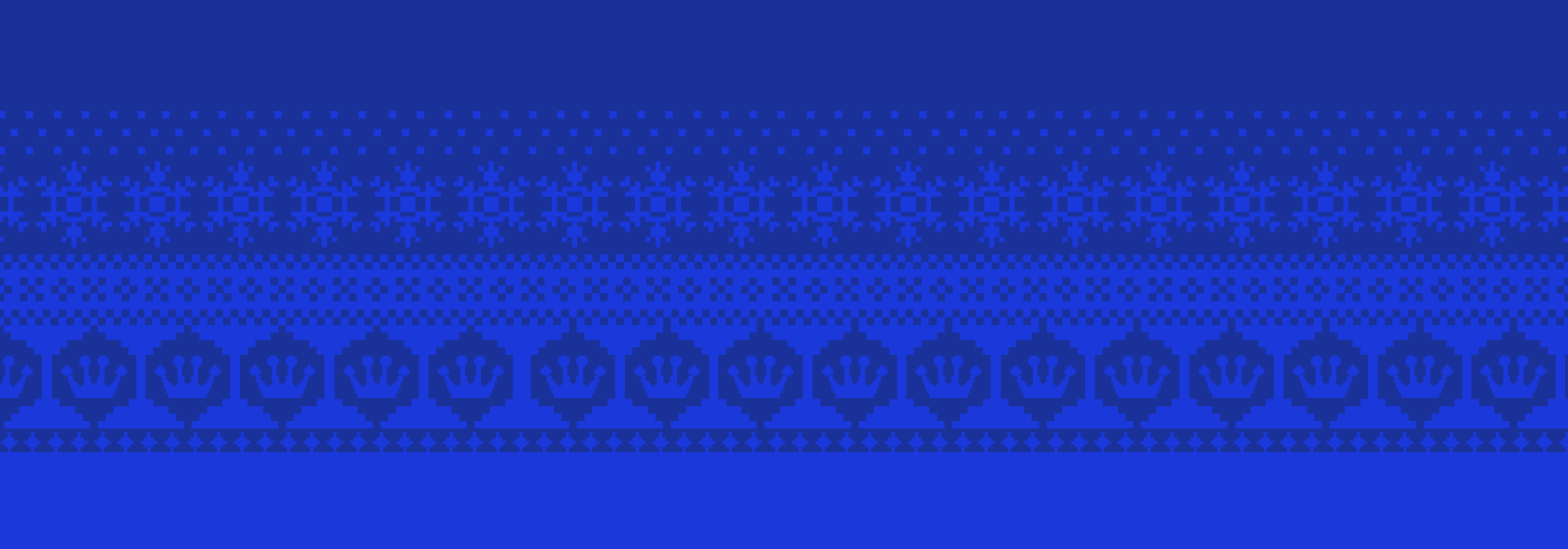 Blue Ugly Christmas Sweater pattern background