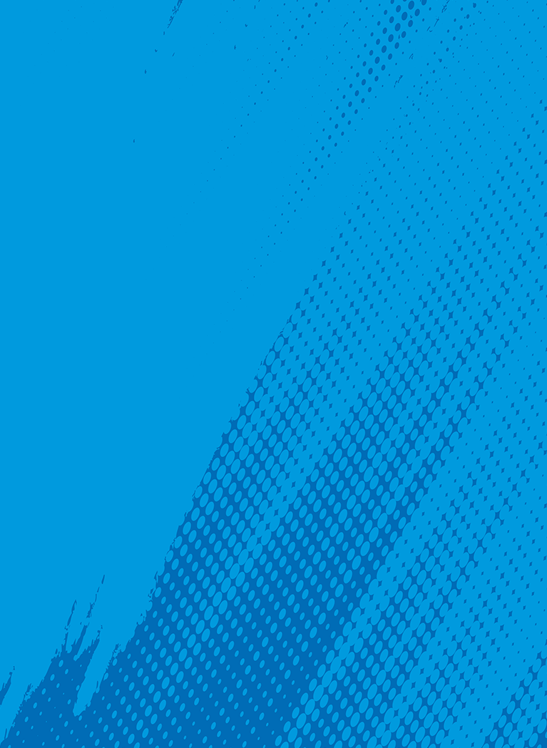 Blue background with streaks of dotted lines in darker blue