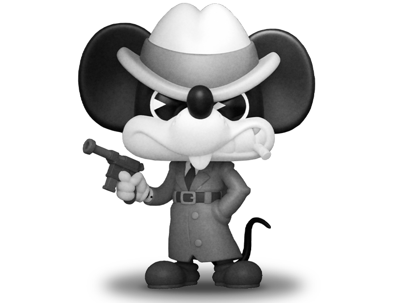 Mouse P.I. pop figure