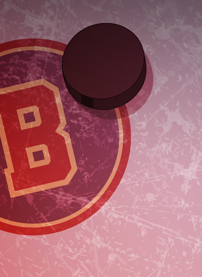 Cartoon hockey rink background