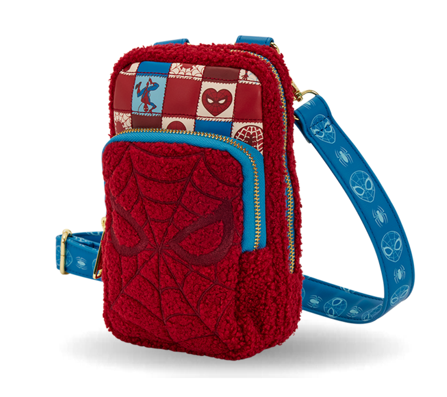 Spider-man sherpa crossbody