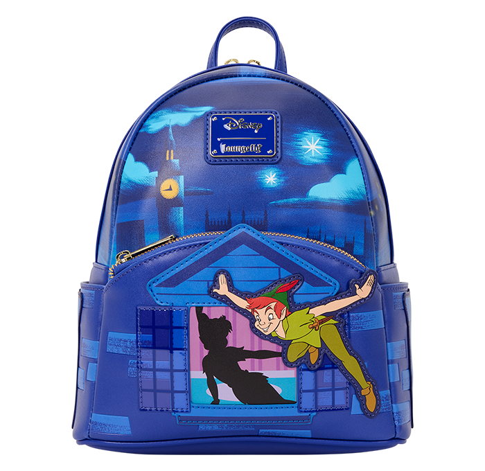 Close up of Peter Pan Exclusive mini backpack