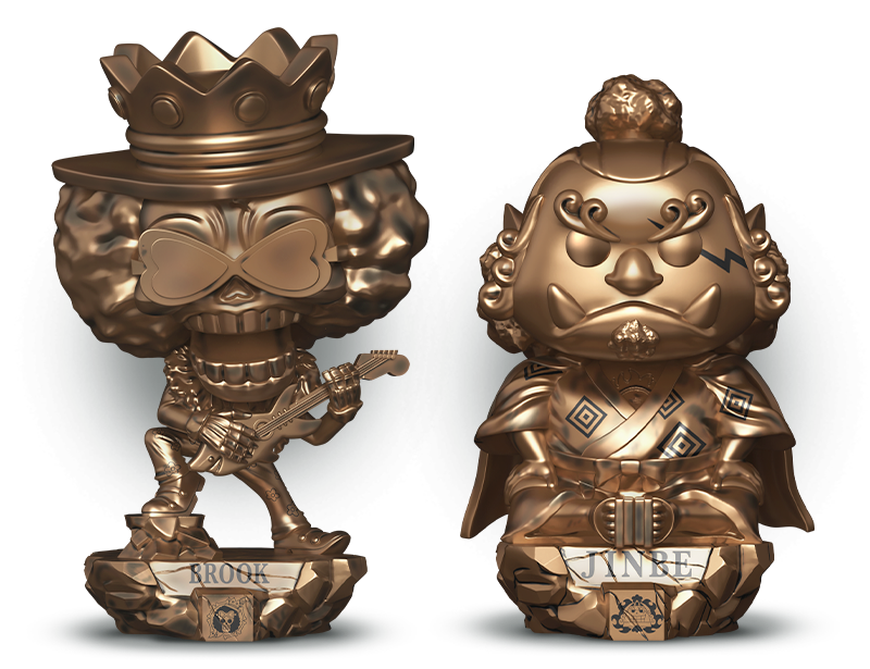 Funko One Piece Bronze Statue Vinyl Collectibles - 89145, 89144