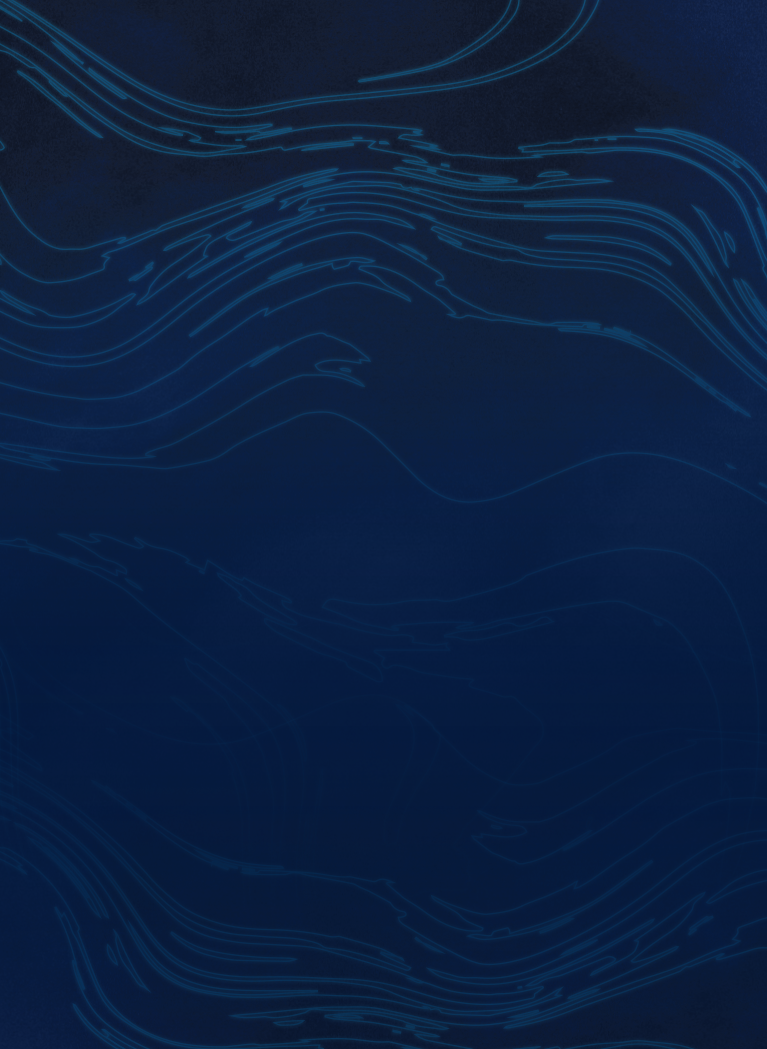 dark blue background with swirly lines