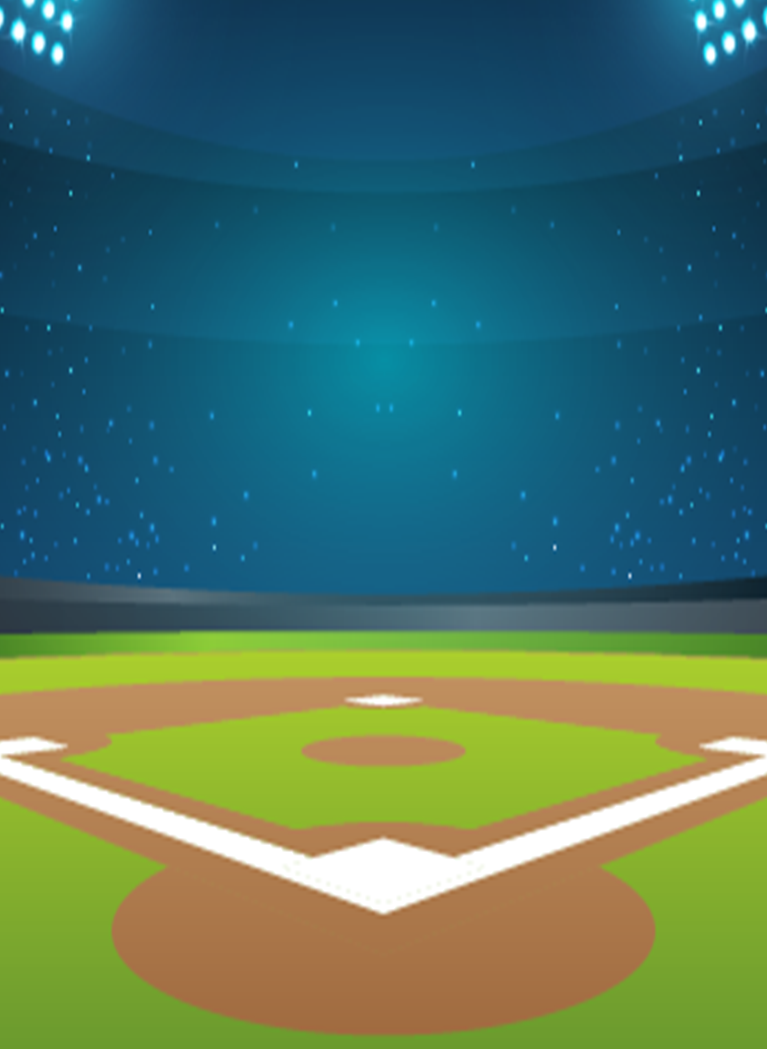 Baseball diamond illustration