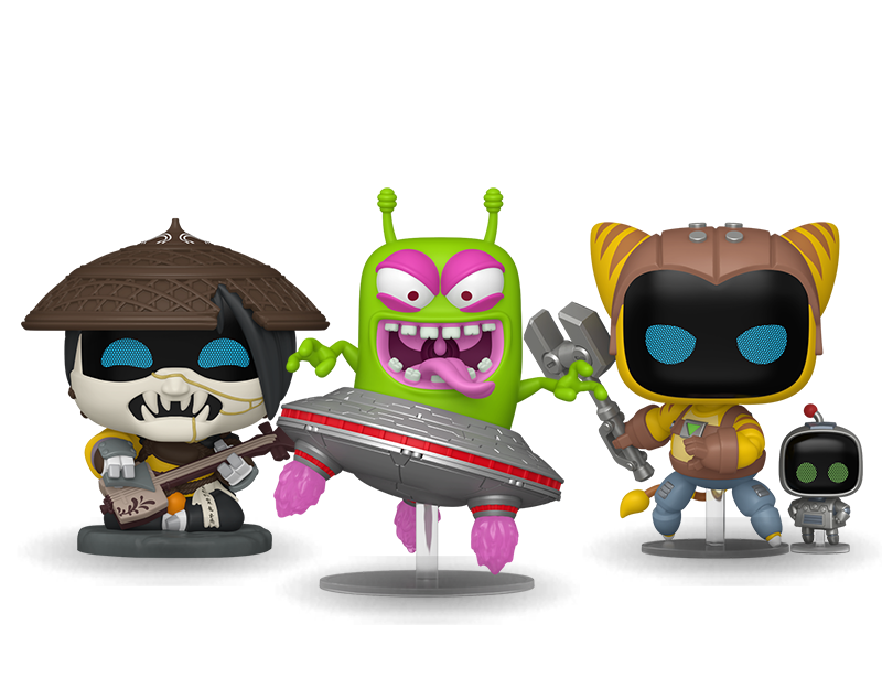 Astro Bot Funko Pop figures