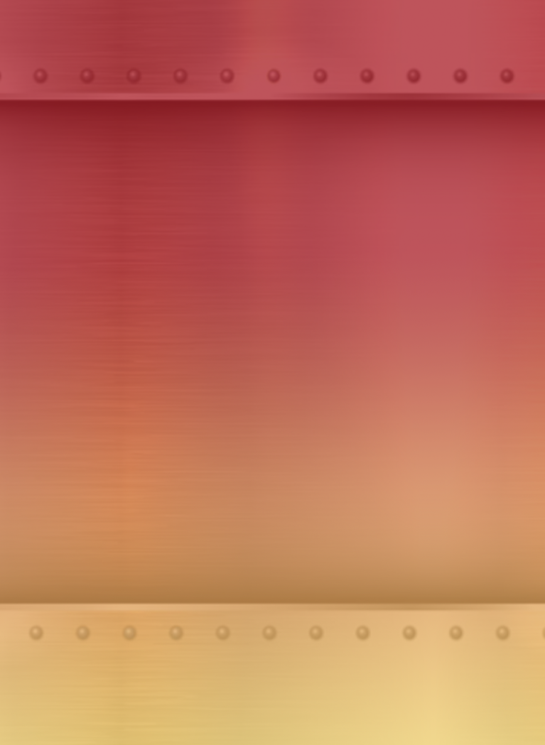 Metal sheet with yellow/red gradient overlay