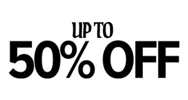 50% off logo