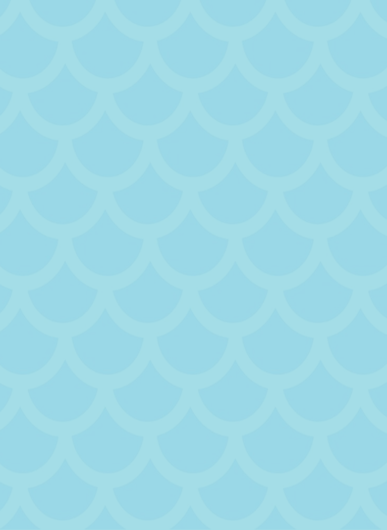 Blue background with scale print all over
