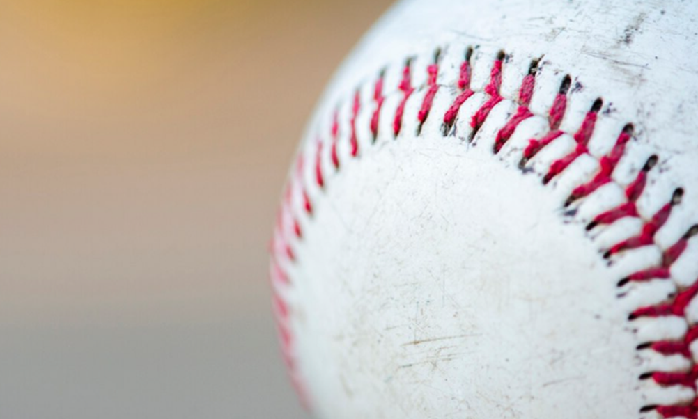Close up of a baseball