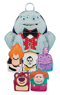 Selection of Pixar Loungefly accessories