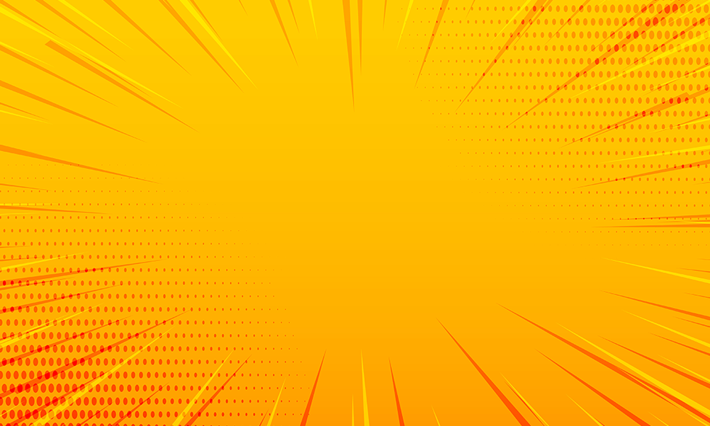 orange pop art background