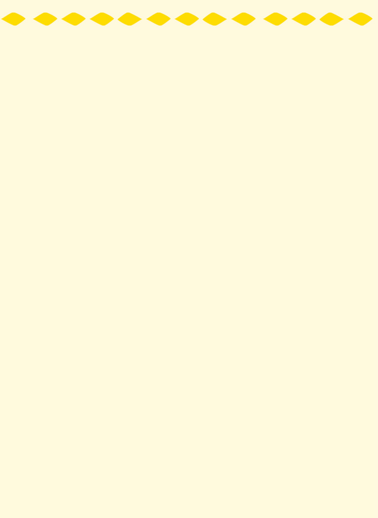 Yellow background with diamond border