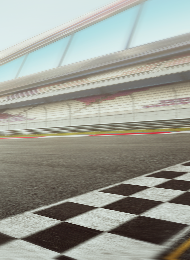 Race track background with blrured/zoom effect
