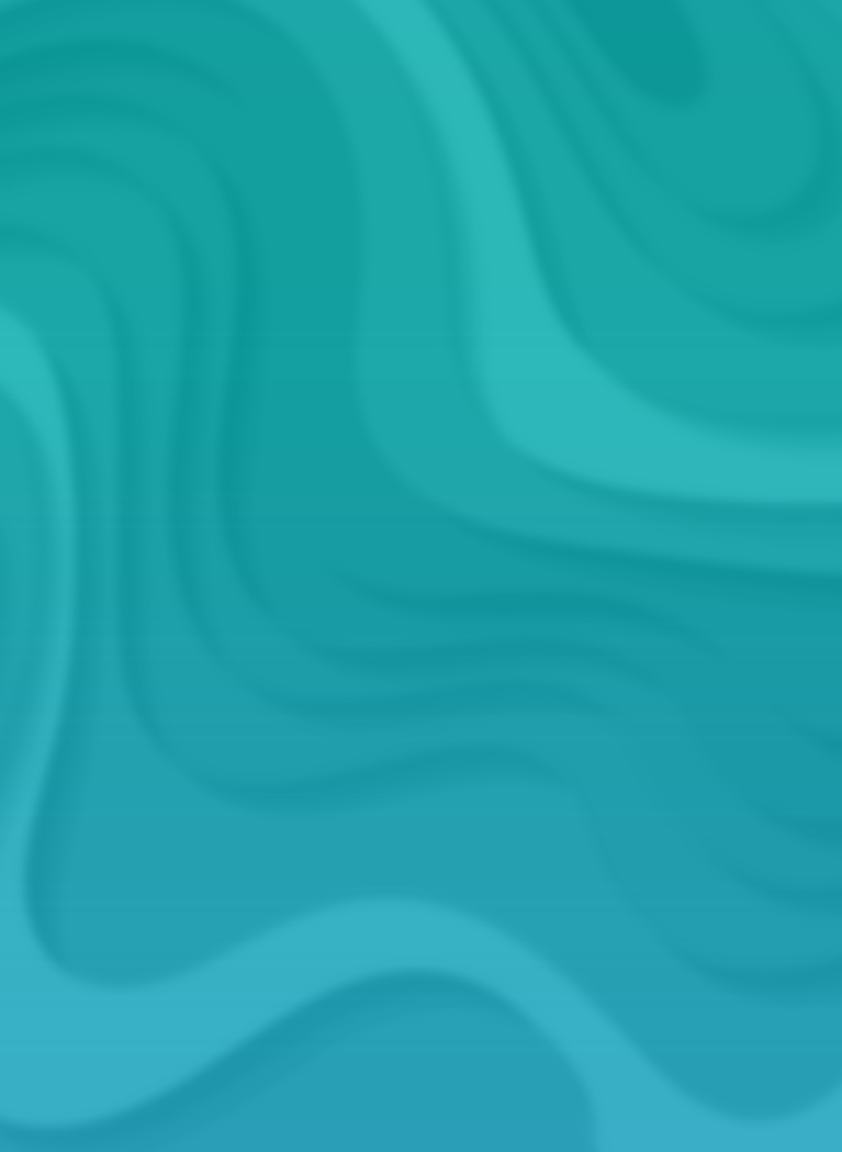 Teal wavy abstract background
