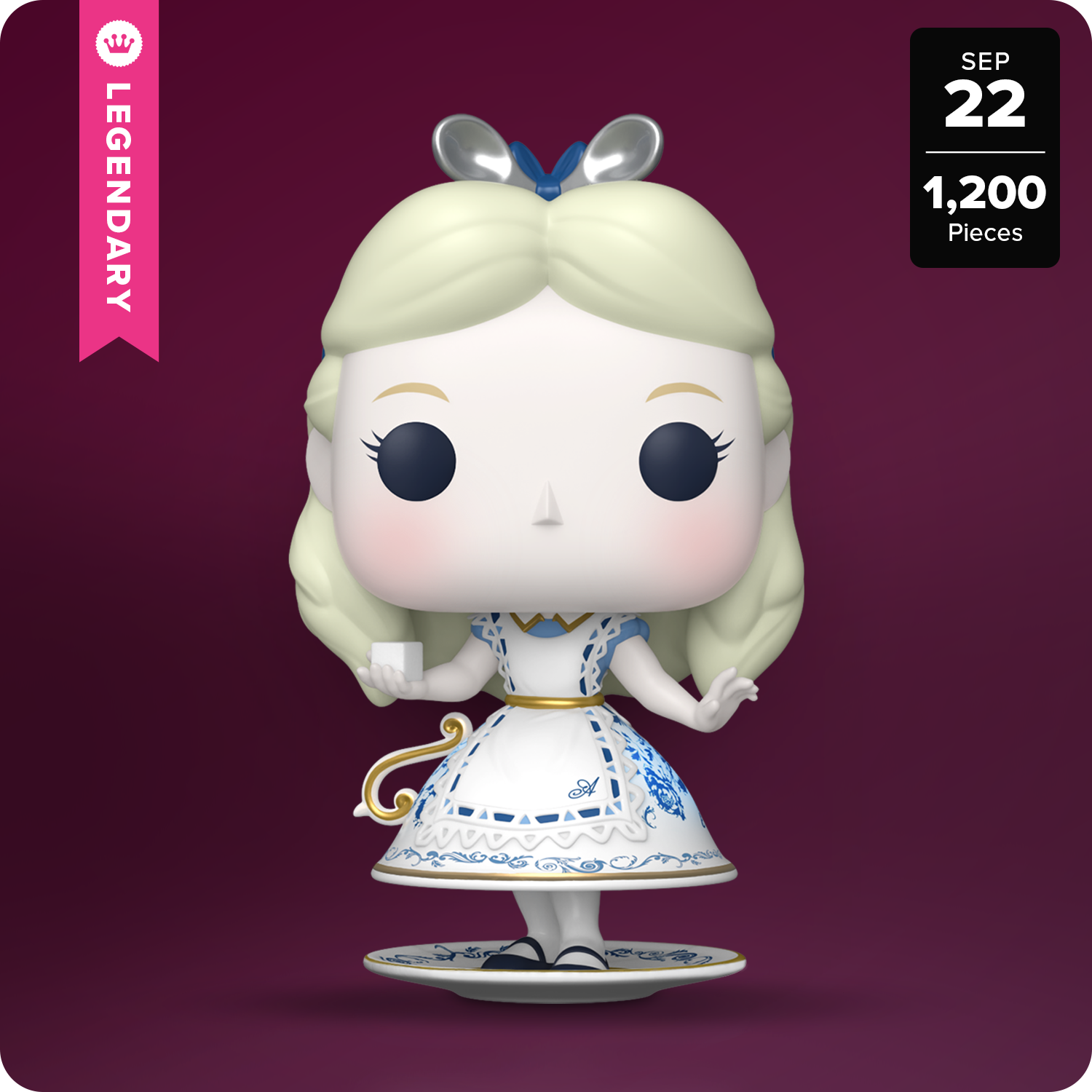 Pop! Alice (Porcelain) with Pop! Protector
