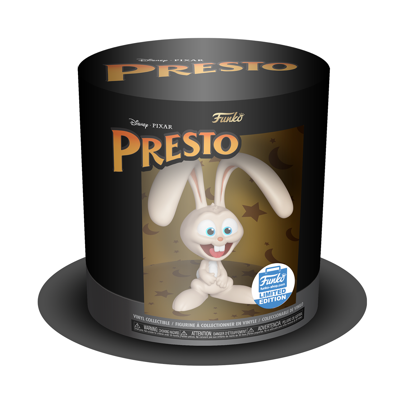 Disney Pixar's Presto Funko Collectible in Top Hat Packaging