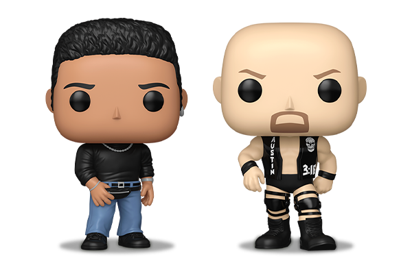 86399/86400 - Pop! Dwayne "The Rock" Johnson/Pop! "Stone Cold" Steve Austin