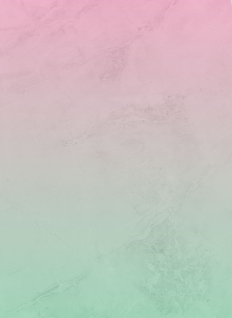 Pink to Green gradient background with granite texture