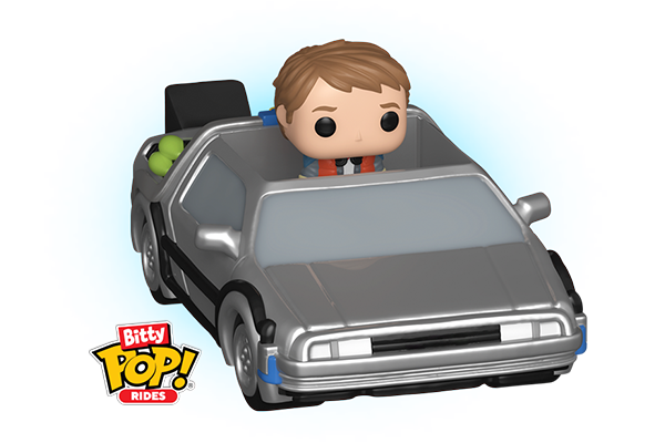 85521 - Bitty Pop! Rides Marty McFly and Time Machine