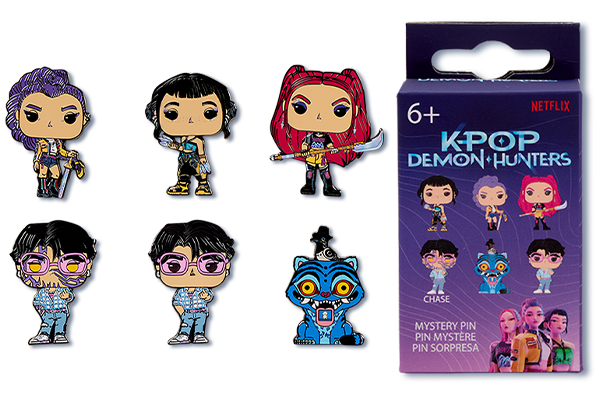 Funko by Loungefly Netflix KPop Demon Hunters Mystery Enamel Pins