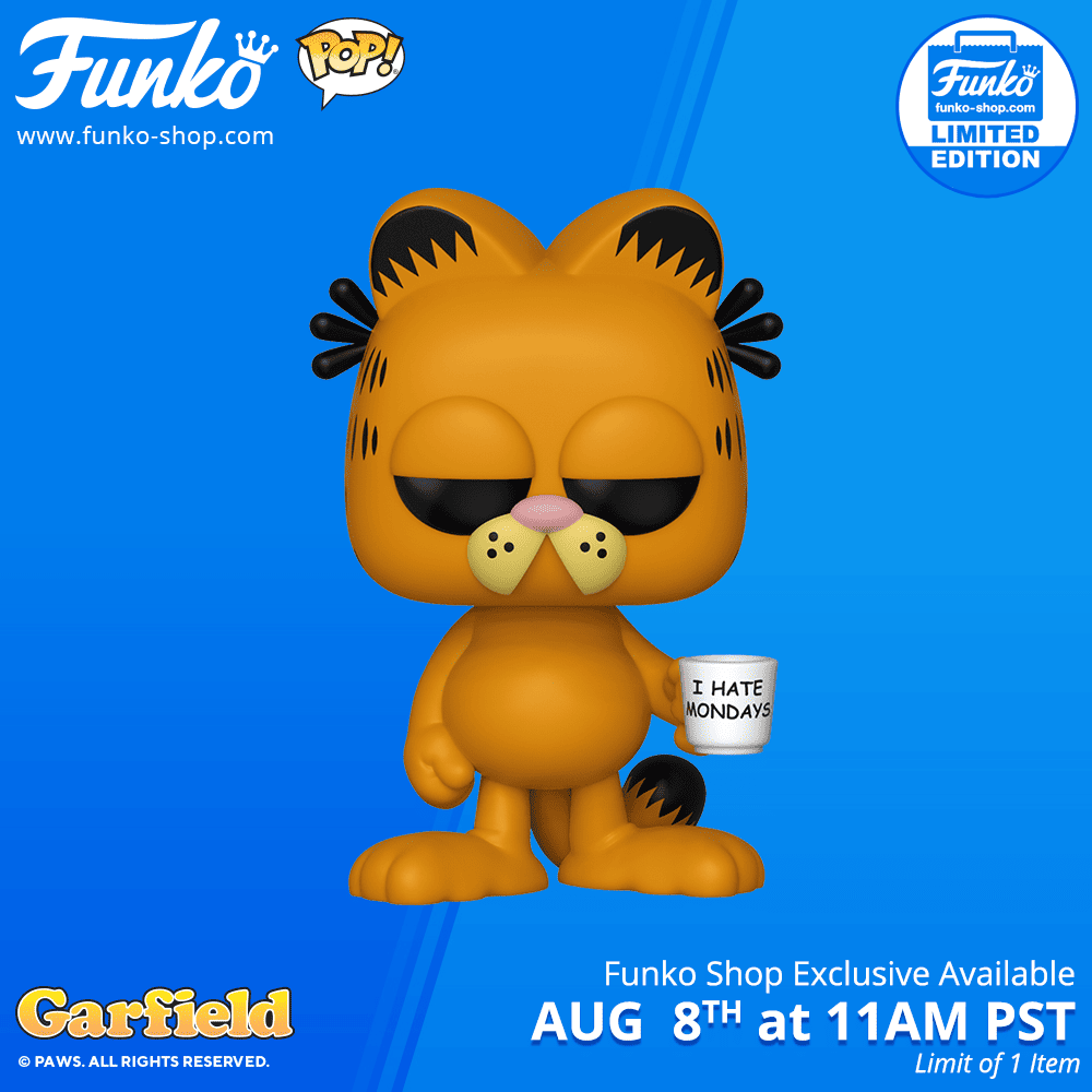 pasta esposa natural Funko Shop Exclusive Item: Garfield with Mug Pop!