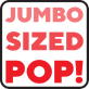 Jumbo size badge