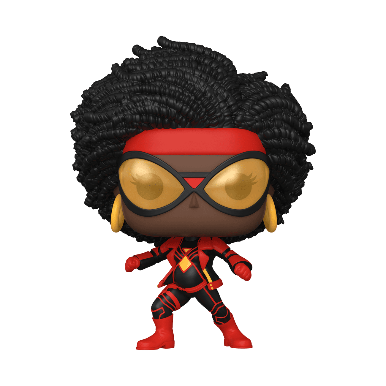 Jessica Drew as Pop! Spider-Woman from Spider-Man: Across the Spider-Verse.