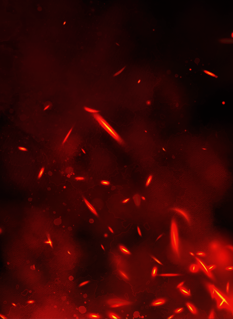 Black background with Red glowing embers