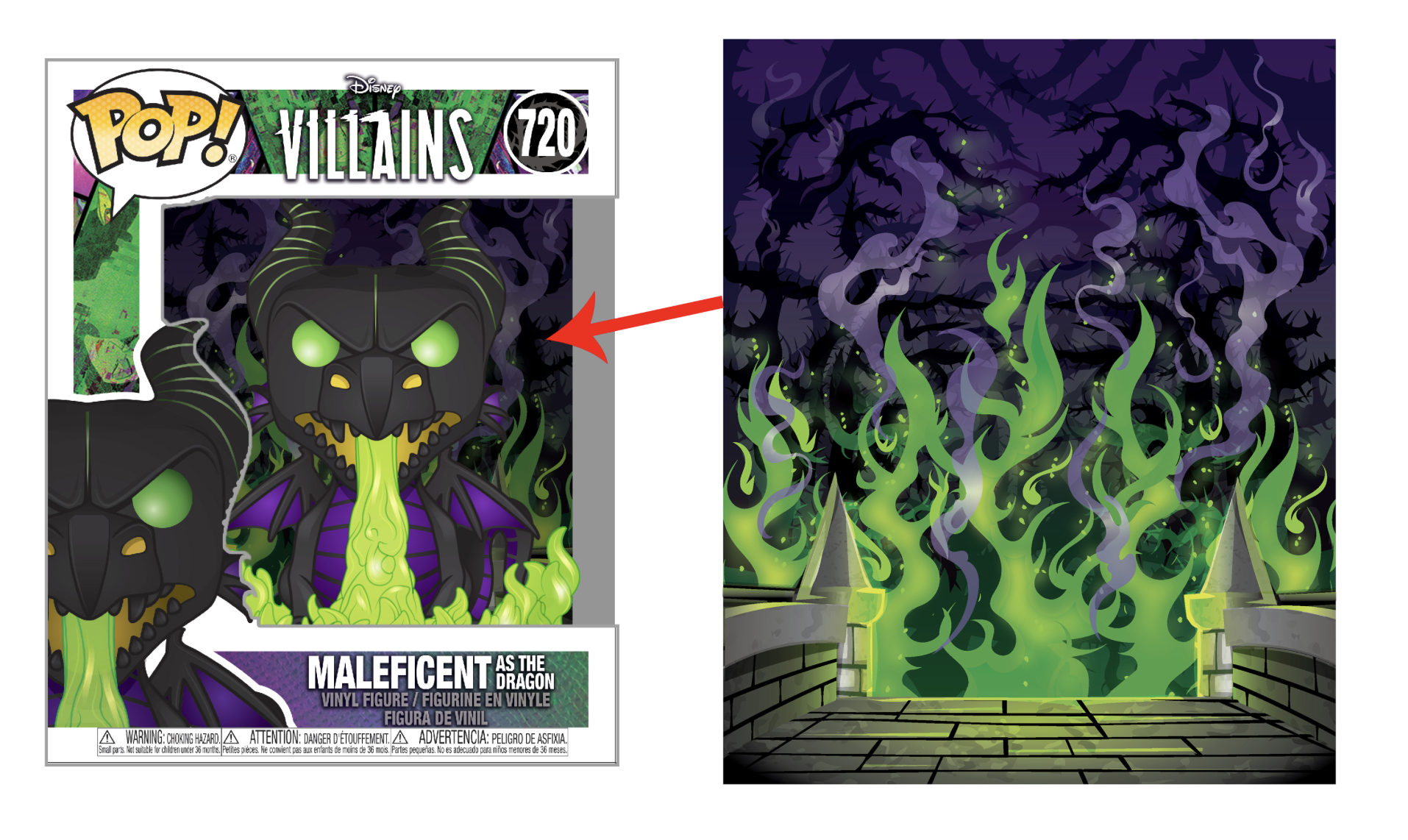 Maleficent Box and Backer Card