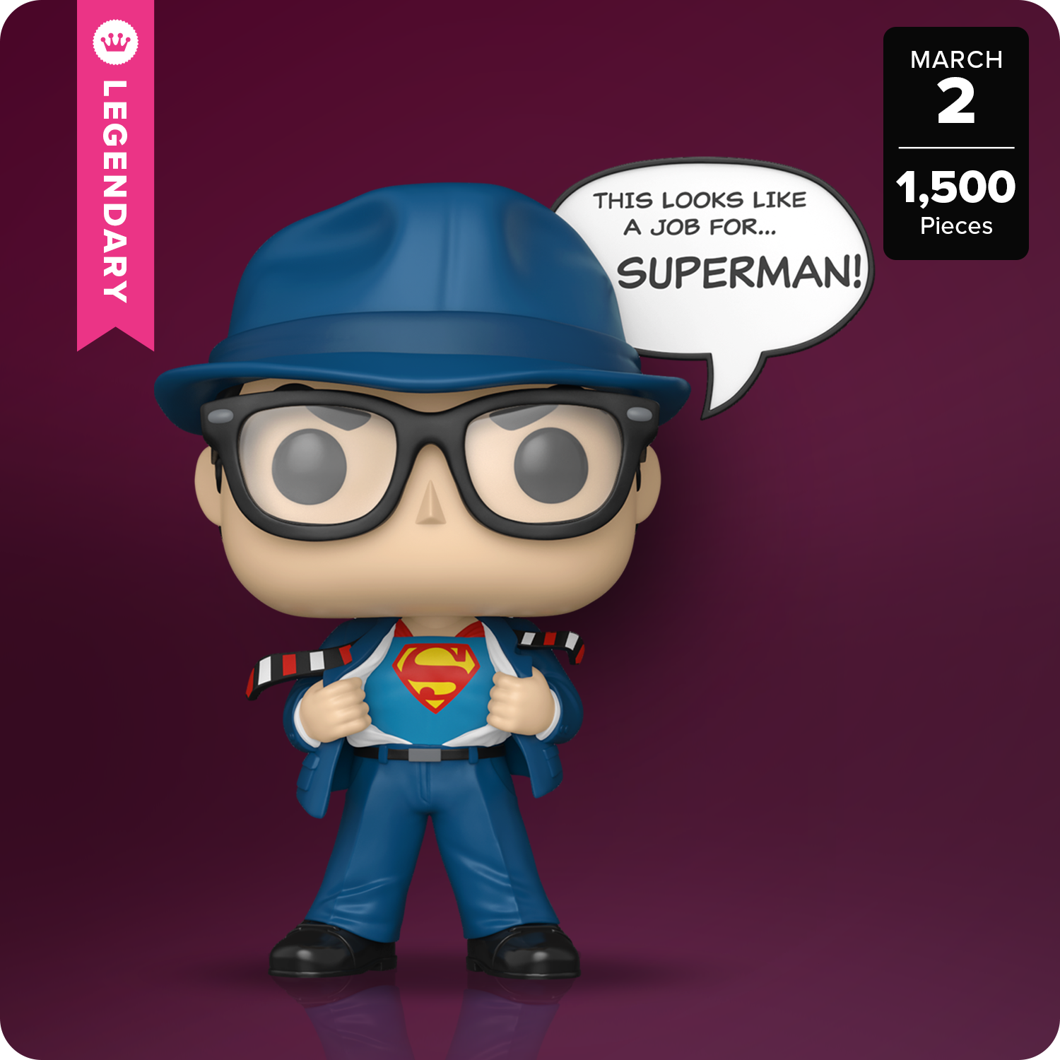 Pop! Superman (This Looks Like a Job For) with Pop! Protector 